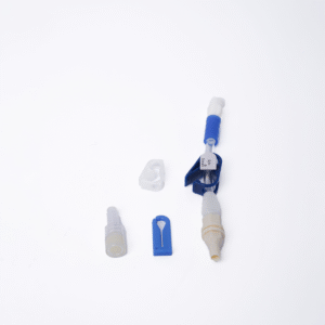 Adaptador Venoso Azul P/Reparación de Catéter Permanente