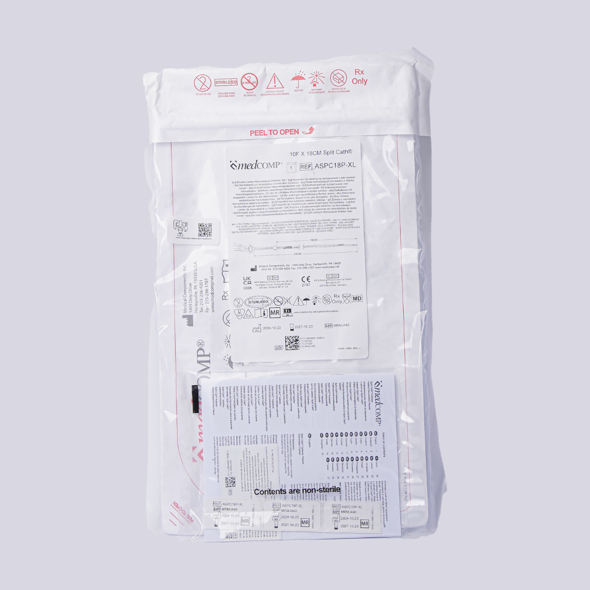 Kit de Catéter Permanente Translumbar Doble Lumen Adultos - Imagen 2