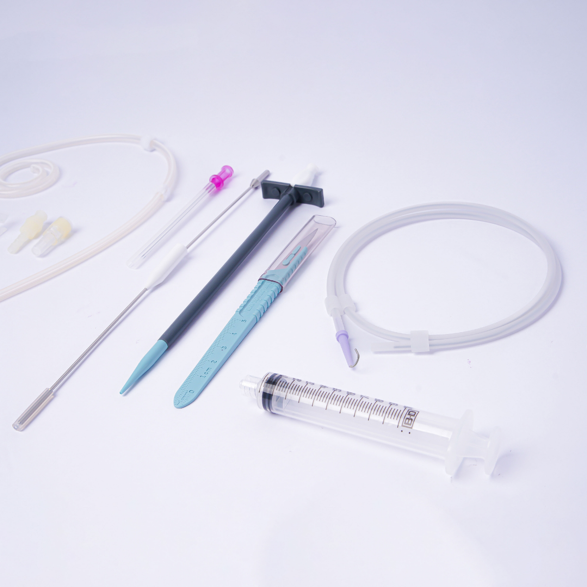 Catéter Multiperforado Curvado Para Diálisis Peritoneal Adulto