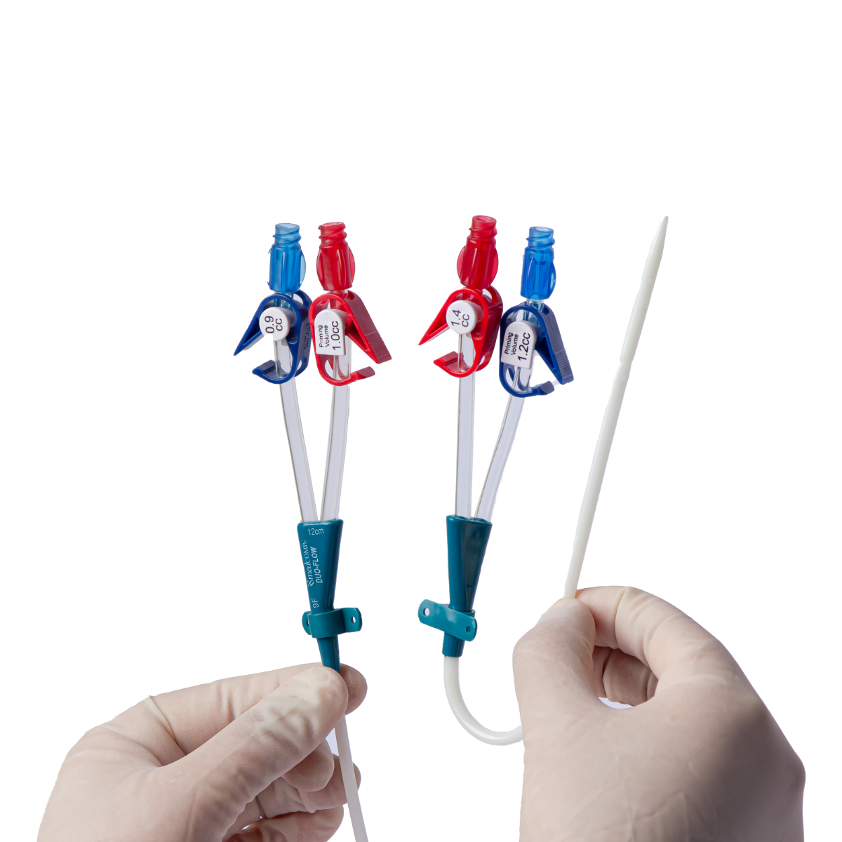 Catéter Temporal Curvo Doble Lumen