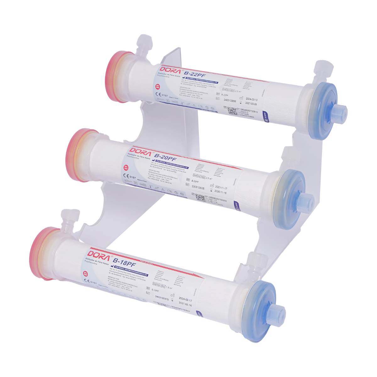 Dializador de Bajo Flujo 1.8 M2 - Dora - Imagen 2