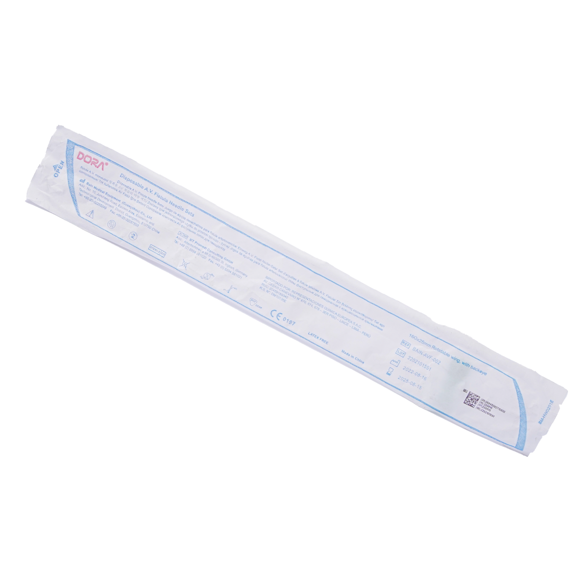 Aguja de Fístula Descartable 16G - Amical - Imagen 3